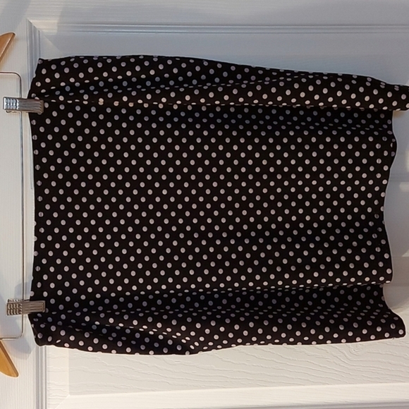 Joseph Ribkoff Polka Dot Mini Skirt Lined Size 10 - Picture 2 of 5
